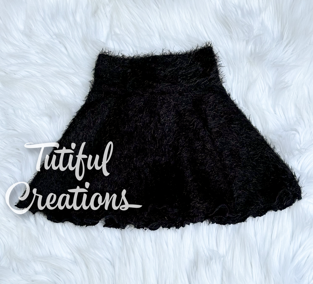 Fuzzy twirl Skirt (Select Color and Size)